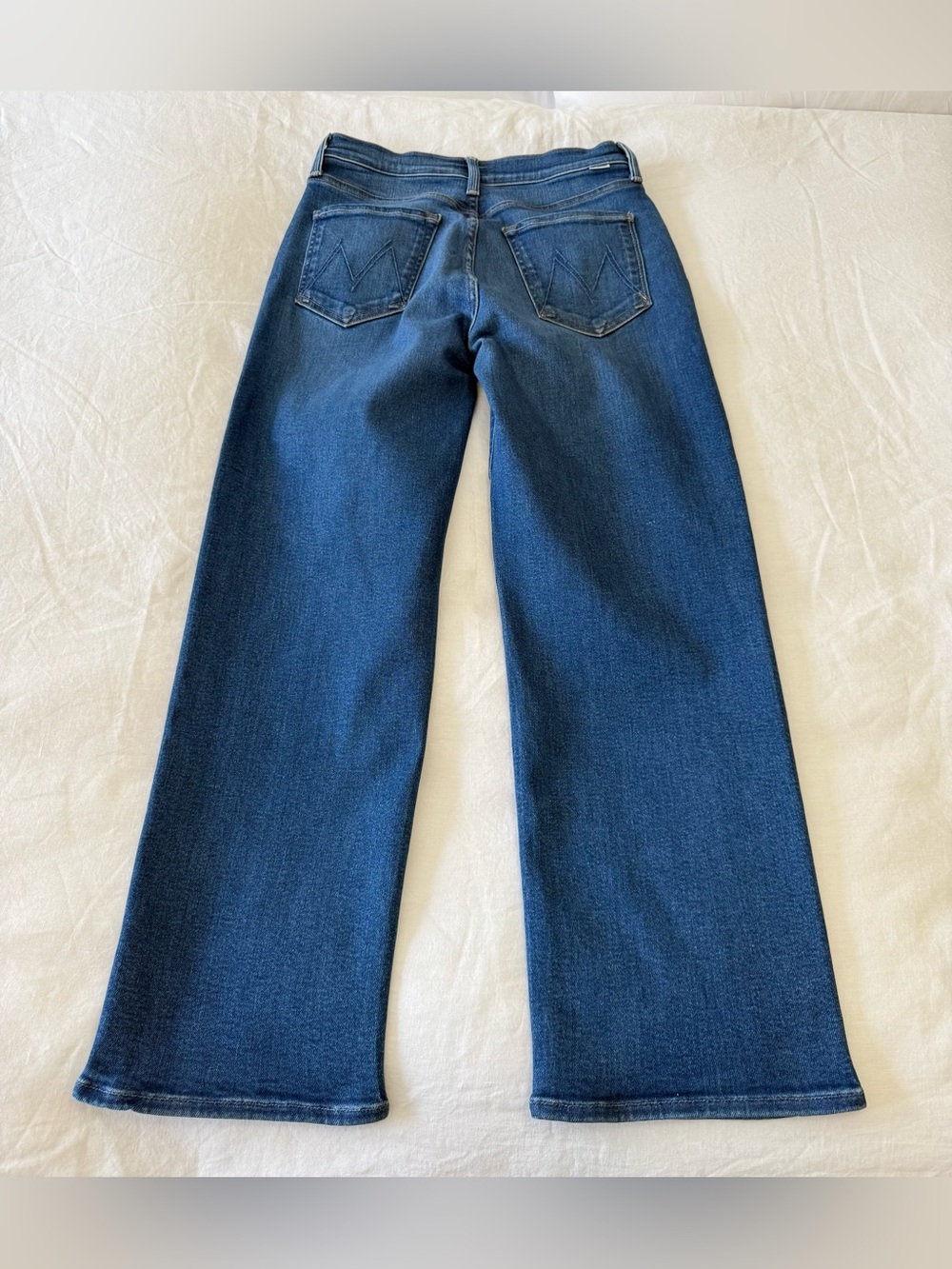 Mother | SZ 28 | The Rambler Zip Flood High Rise Blue Jeans Nip it in the Bud - Picture 2 of 11